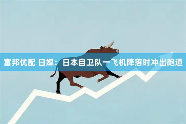 富邦优配 日媒：日本自卫队一飞机降落时冲出跑道