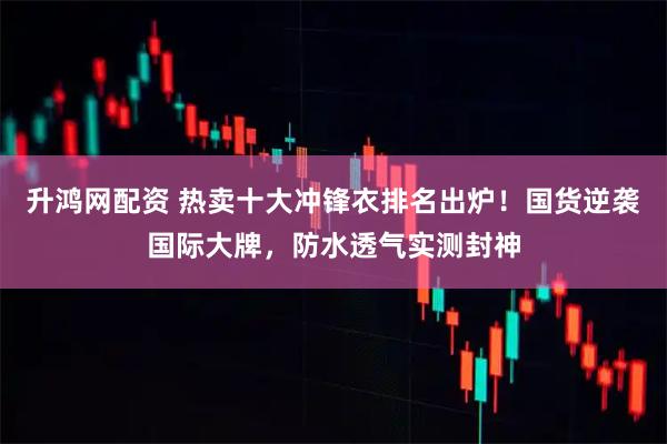 升鸿网配资 热卖十大冲锋衣排名出炉！国货逆袭国际大牌，防水透气实测封神