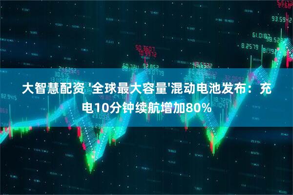 大智慧配资 '全球最大容量'混动电池发布：充电10分钟续航增加80%